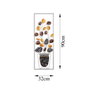 Wallity Alder - 077 Escultura de pared de metal multicolor